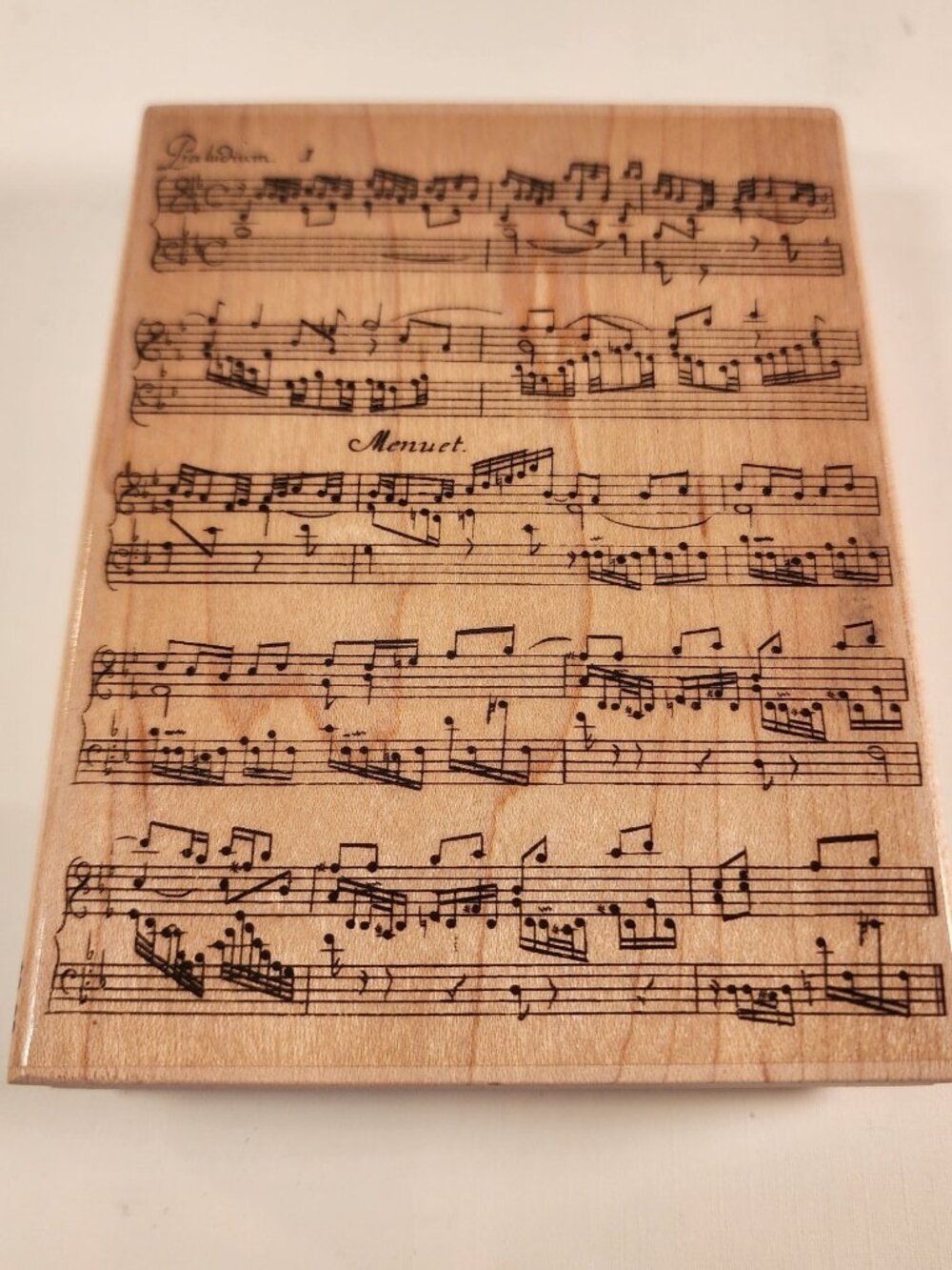 Stampibilities Composer's Dream 4" x 5" Gorgeous Sheet Music Stamp